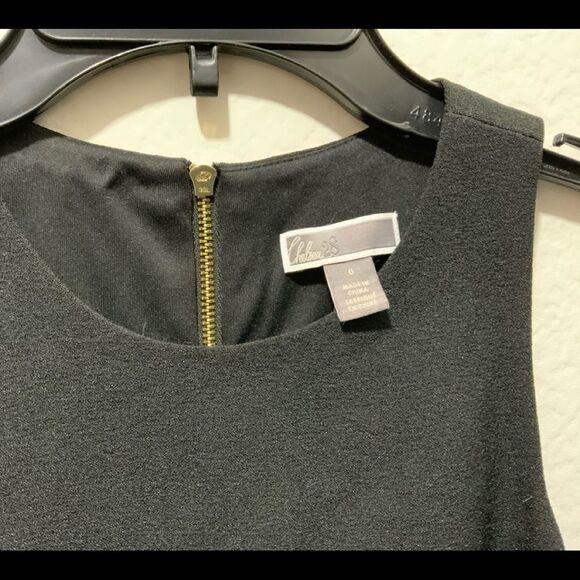 CHELSEA28 Nordstrom sleeveless Fit & Flare Black lined Dress Size 0 - Picture 3 of 6